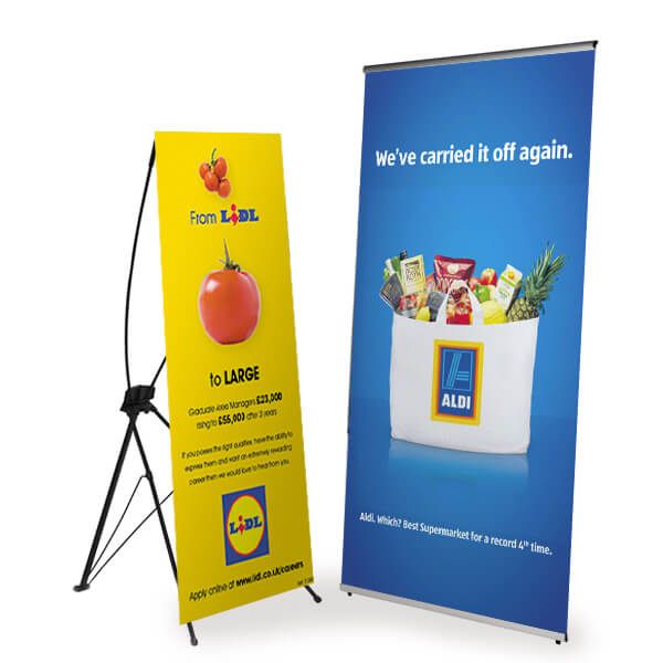 Pull Up Banners, Roll Up Display, Choice of Quality Bases