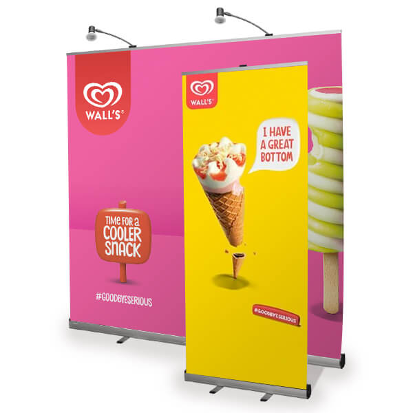 Fast Delivery Service Roll Up Banner, Print Templates ft. delivery
