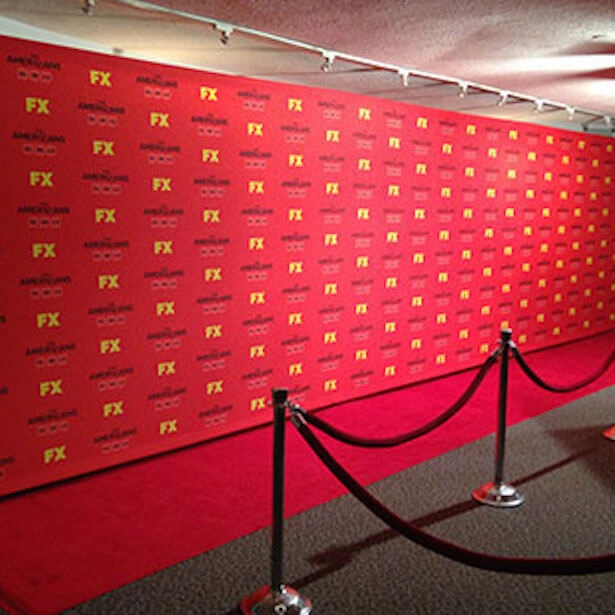 Red Carpet Banner Backdrop, Photographic Event Backdrops