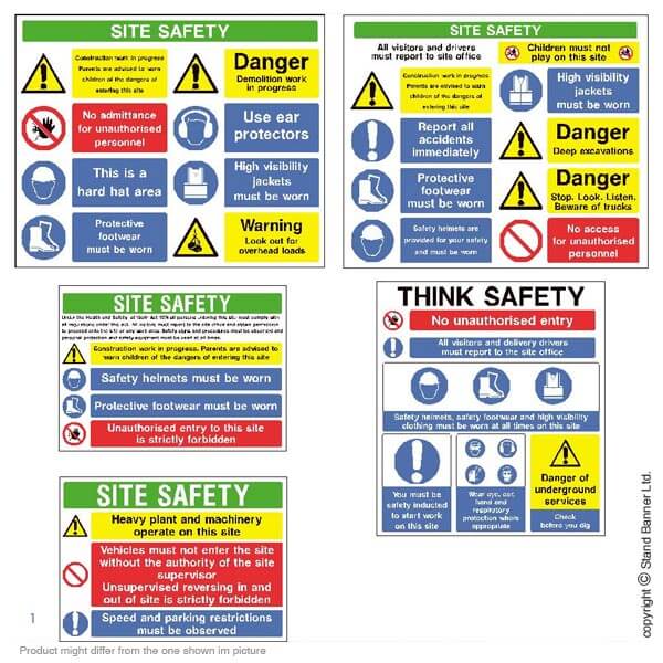 Health & Safety Stickers, COSHH, Custom Printed Labels Any Size